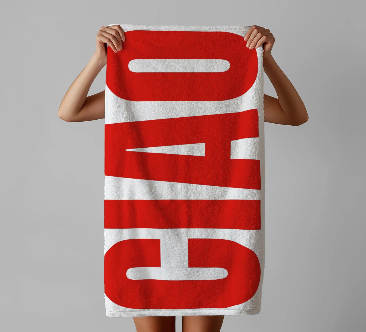 CIAO IN BOLD towel by The Quote Collective