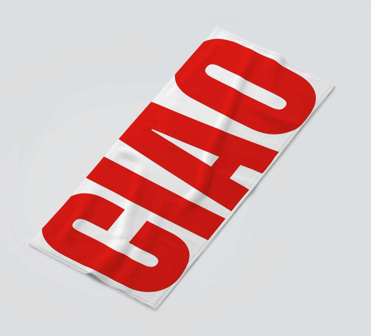 CIAO IN BOLD beach towel by The Quote Collective