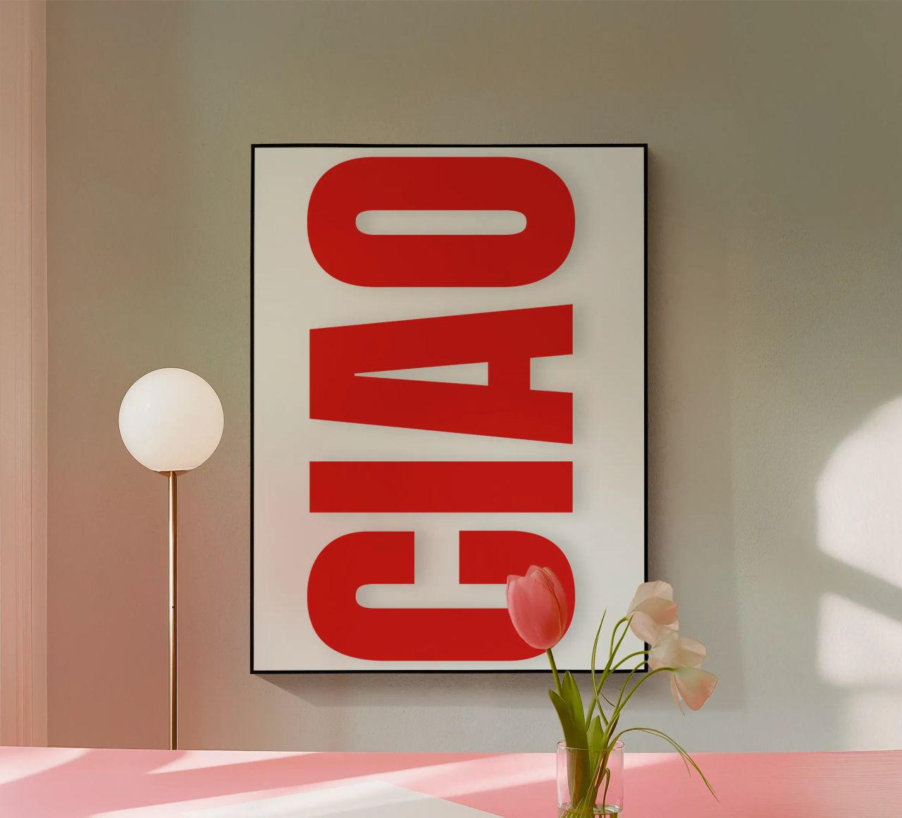 CIAO IN GRASSETTO plexiglass da The Quote Collective