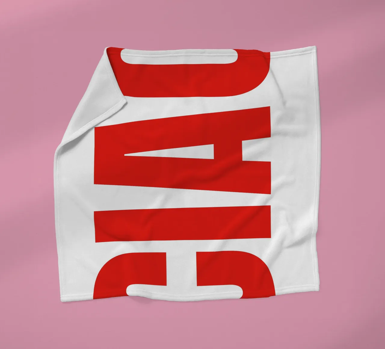 CIAO IN GRASSETTO coperta in pile da The Quote Collective