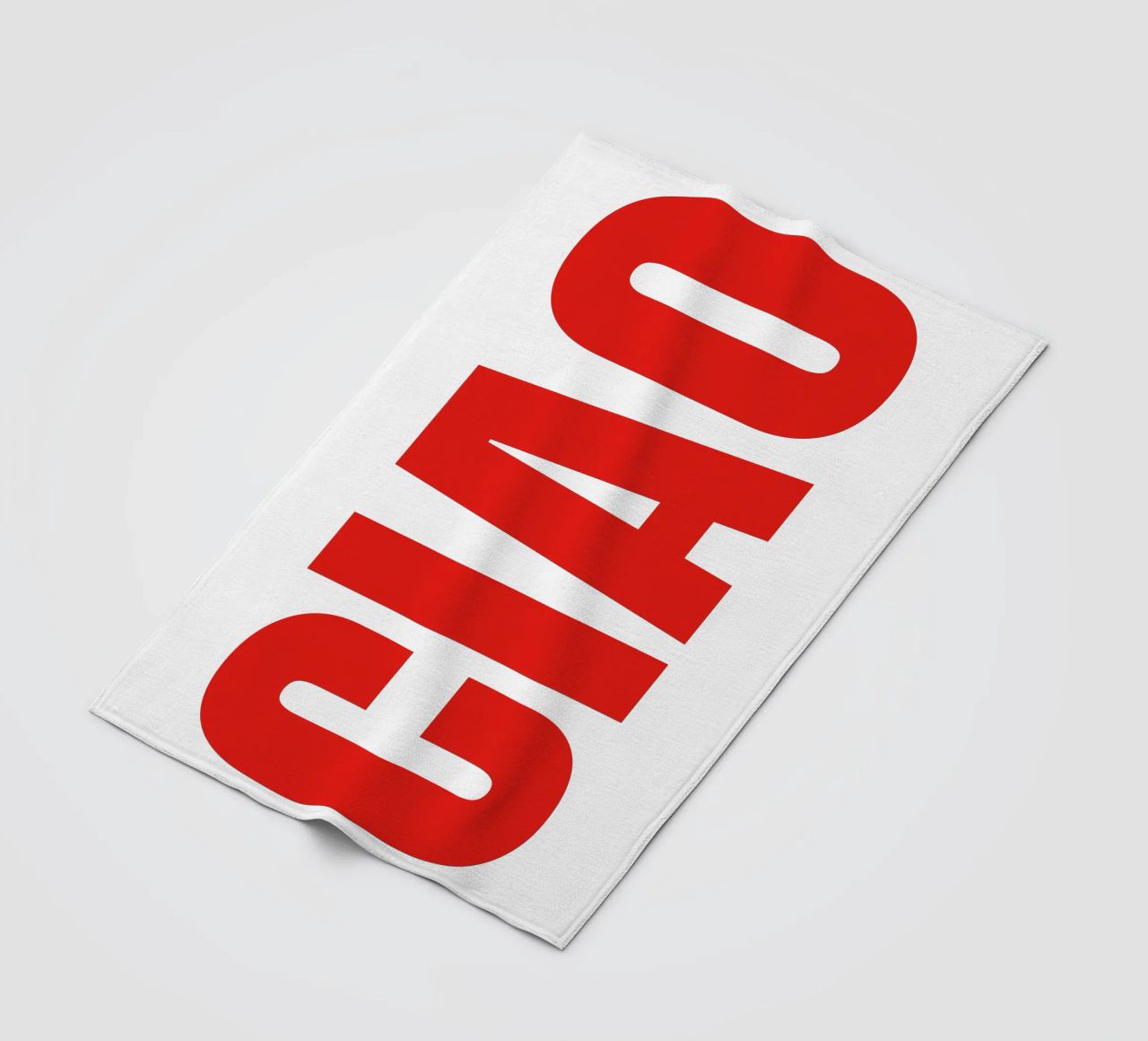 CIAO IN BOLD fleece blanket by The Quote Collective