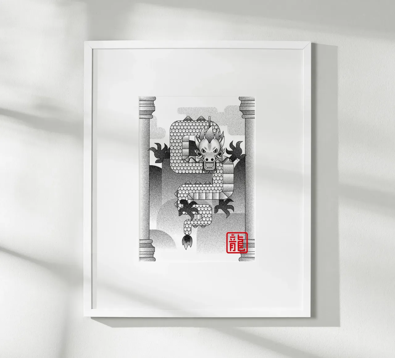 Draco poster con telaio in legno da felixschuster