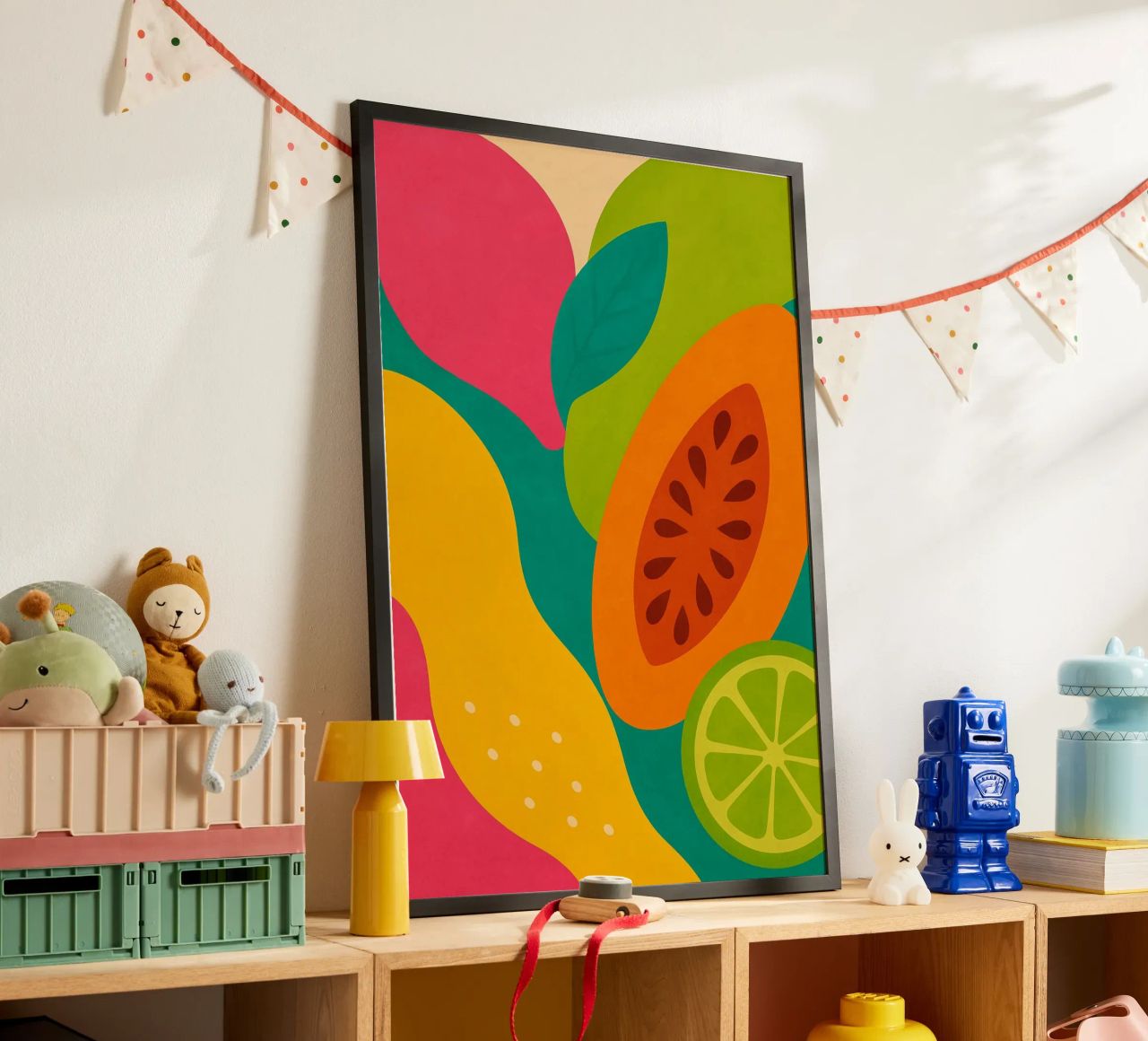 Juicy Shapes poster by Mosaic Dialogue