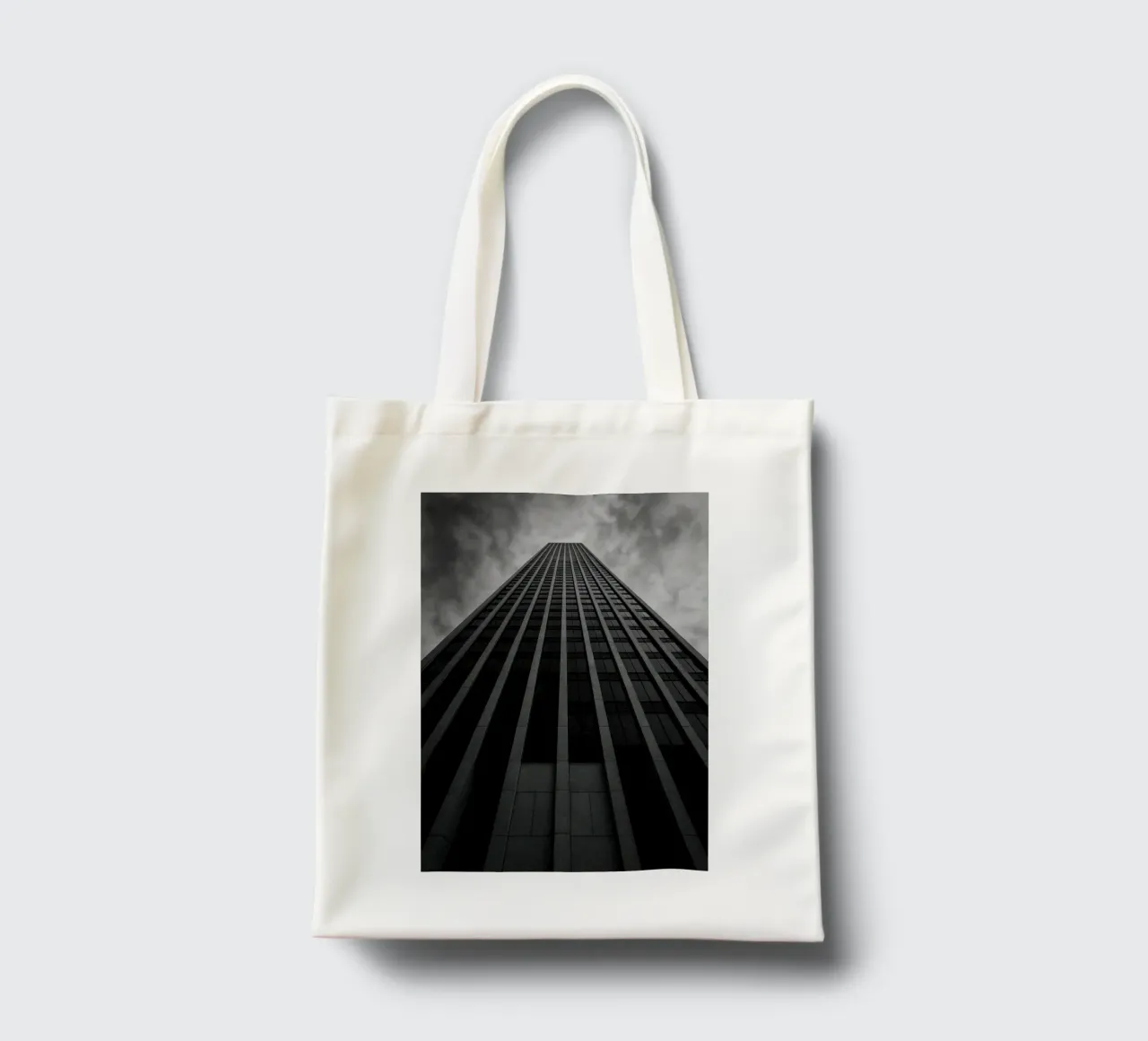 Houston - Ascensione verticale borsa in juta da Black & White