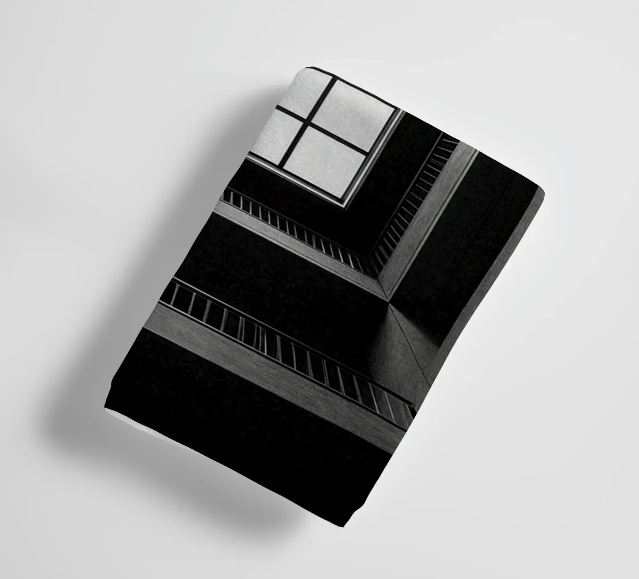 Tokyo - Window onto empty space towel by Black & White