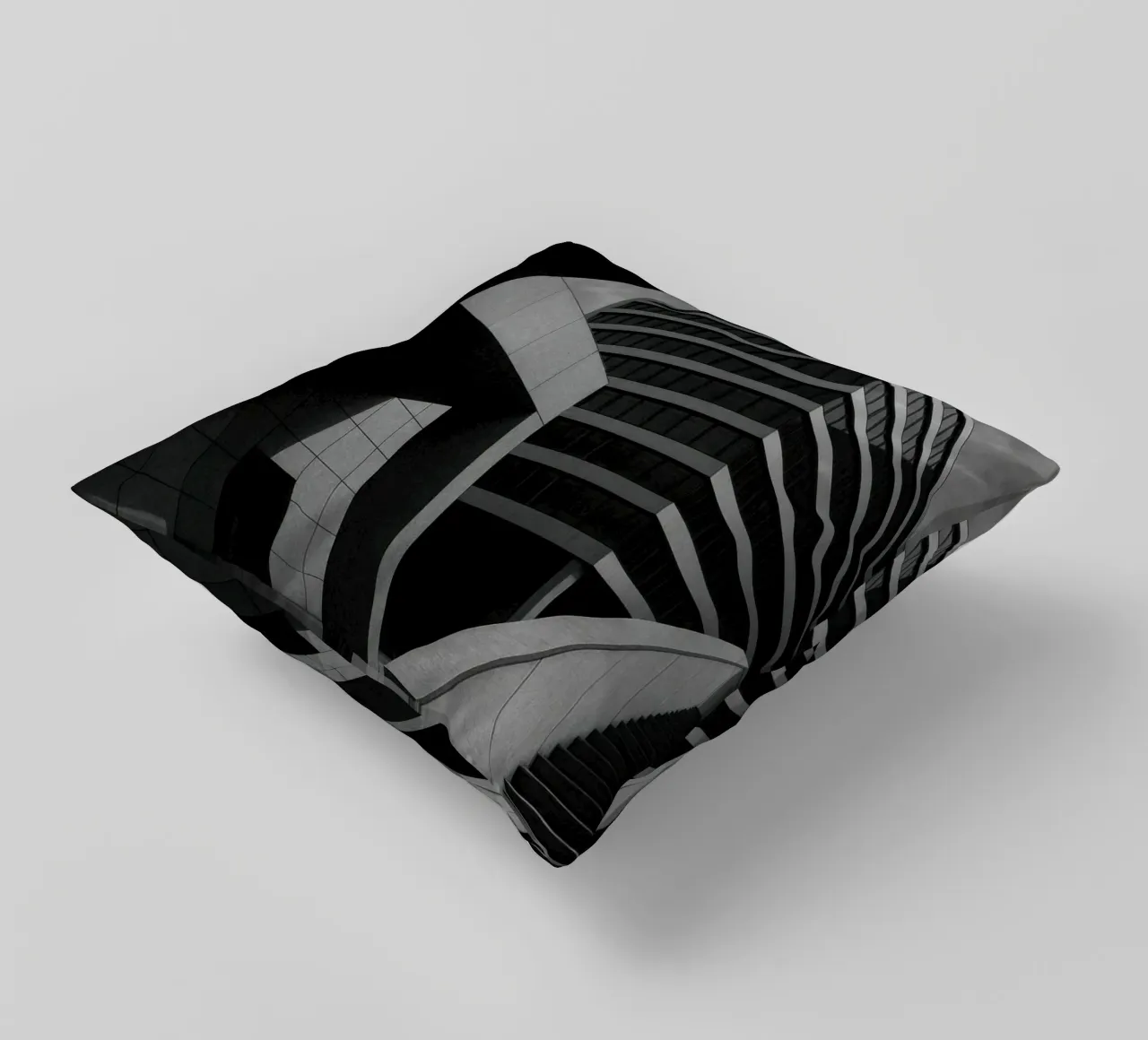 Francoforte - Ordine e caos cuscino da Black & White