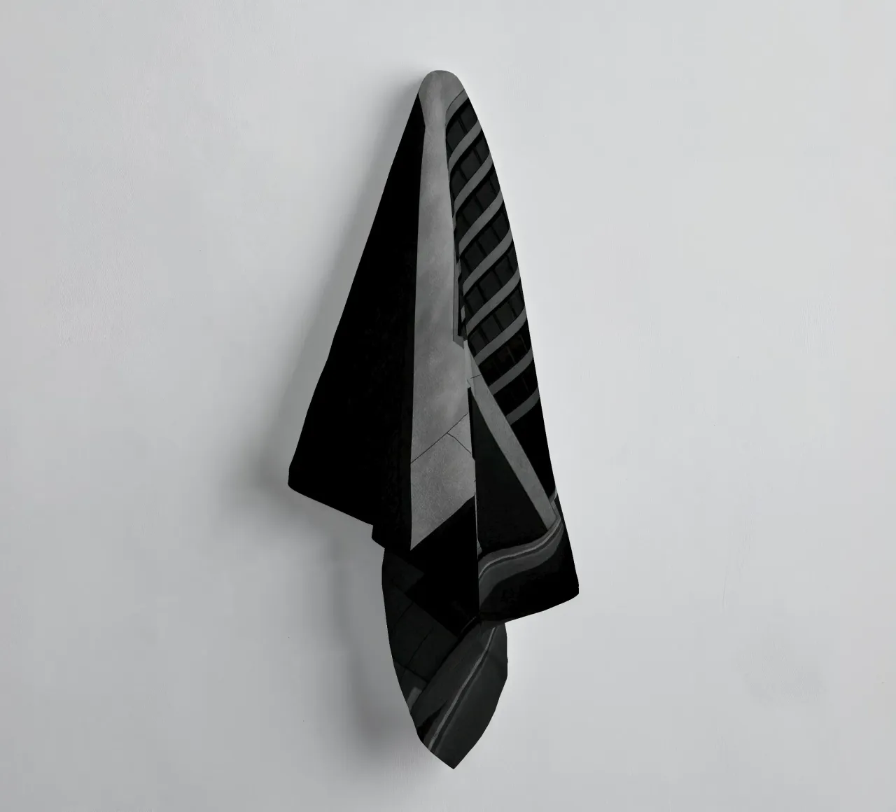 Francoforte - Ordine e caos asciugamano da bagno da Black & White