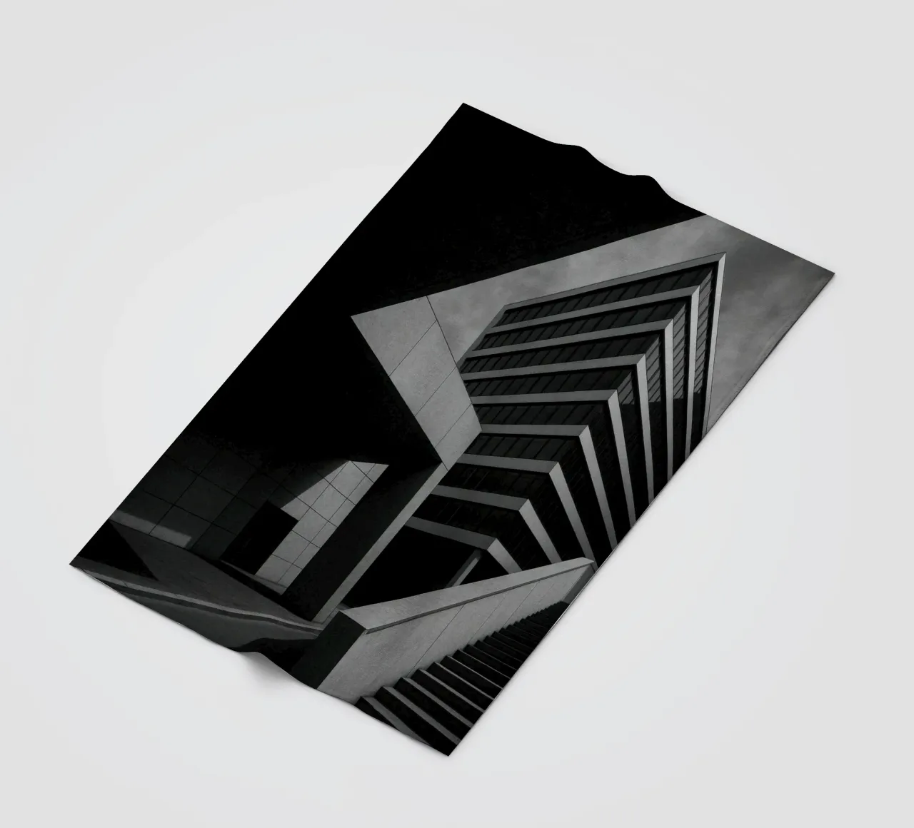 Francfort – Ordre et chaos plaid polaire de Black & White