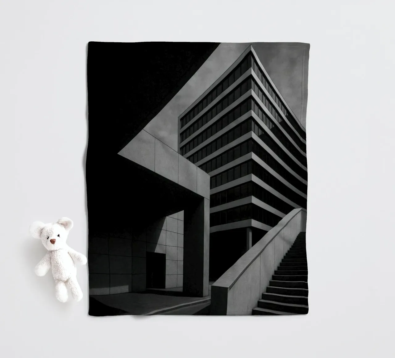 Francfort – Ordre et chaos plaid polaire de Black & White