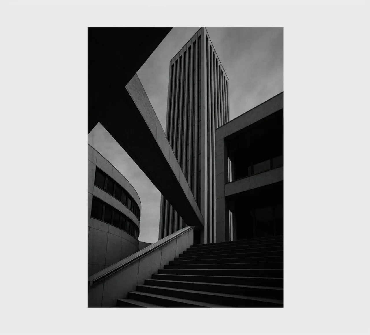 Düsseldorf - Between blocks and lines notebook by Black & White