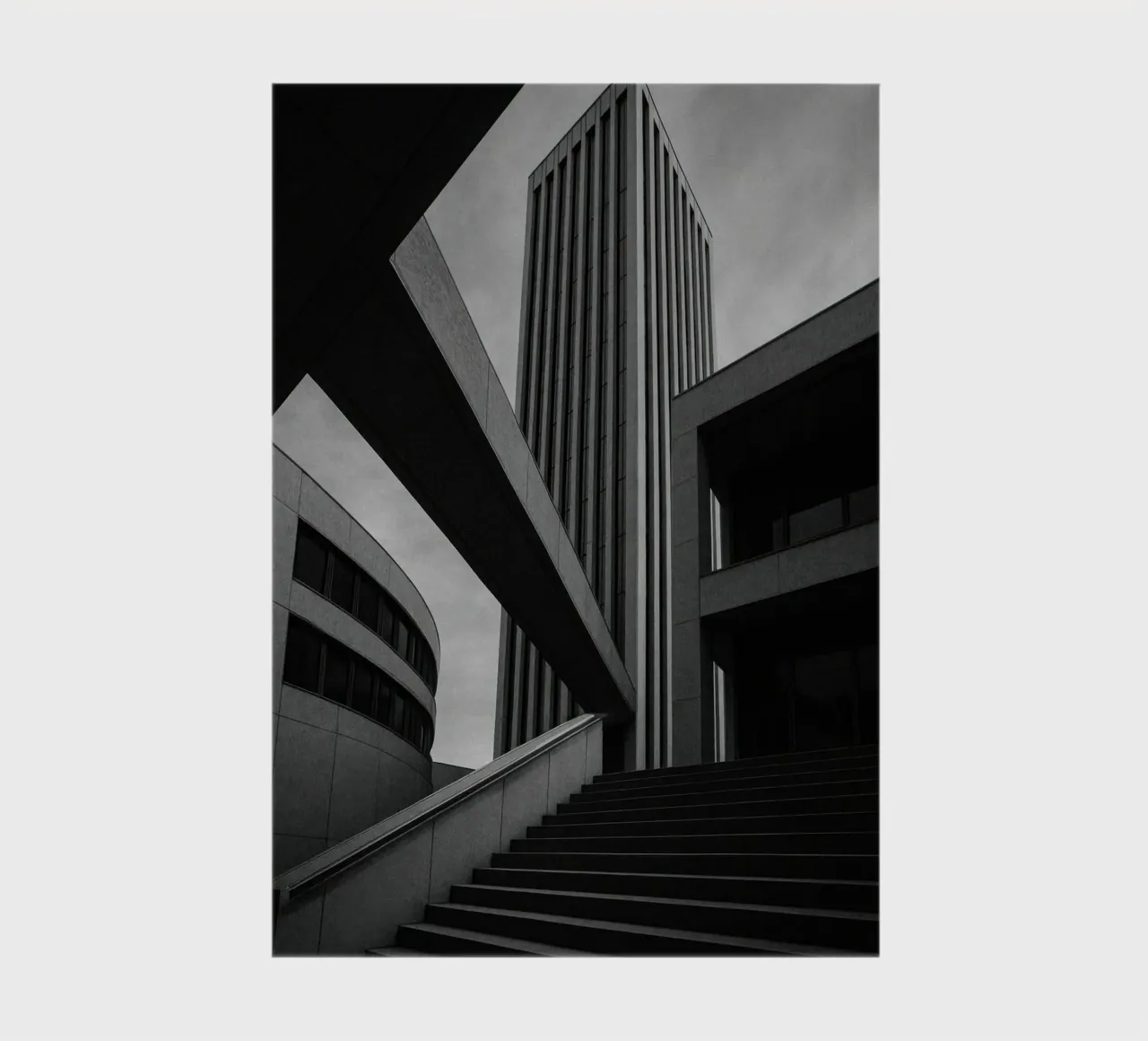 Düsseldorf - Between blocks and lines notebook by Black & White