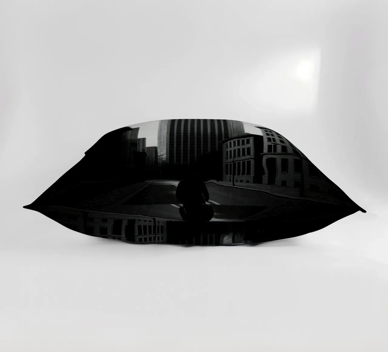 New York – Solitude verticale cuscino da Black & White