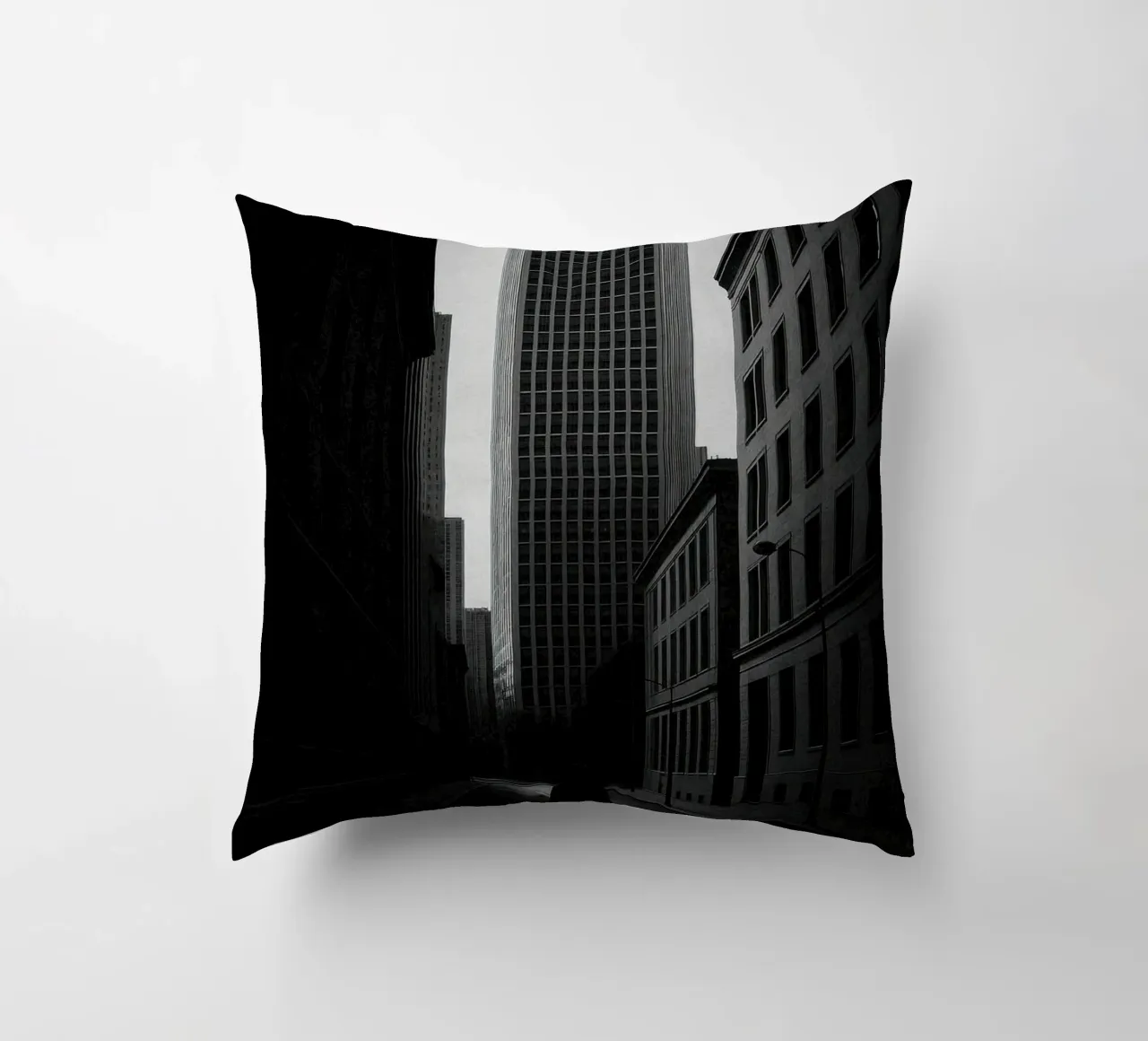 New York – Solitude verticale cuscino da Black & White