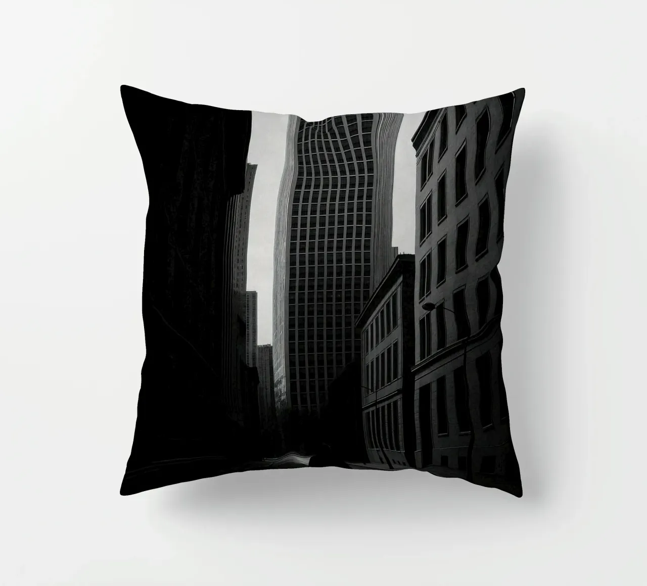 New York – Solitude verticale cuscino da Black & White
