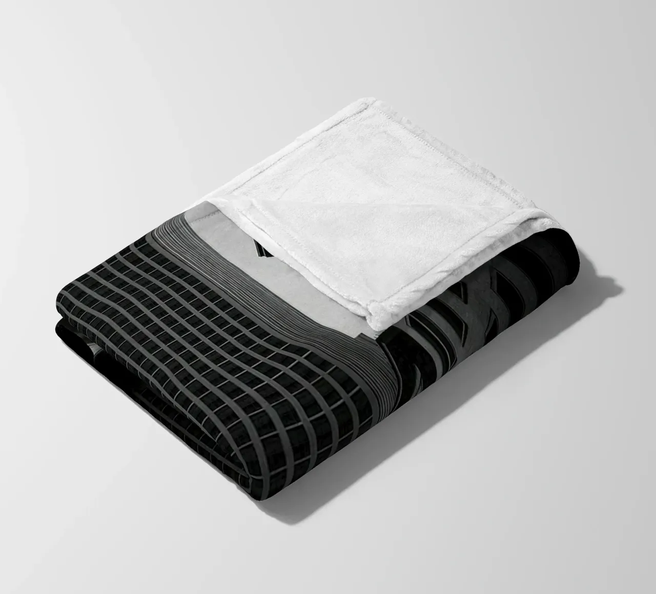 New York – Solitude verticale coperta in pile da Black & White