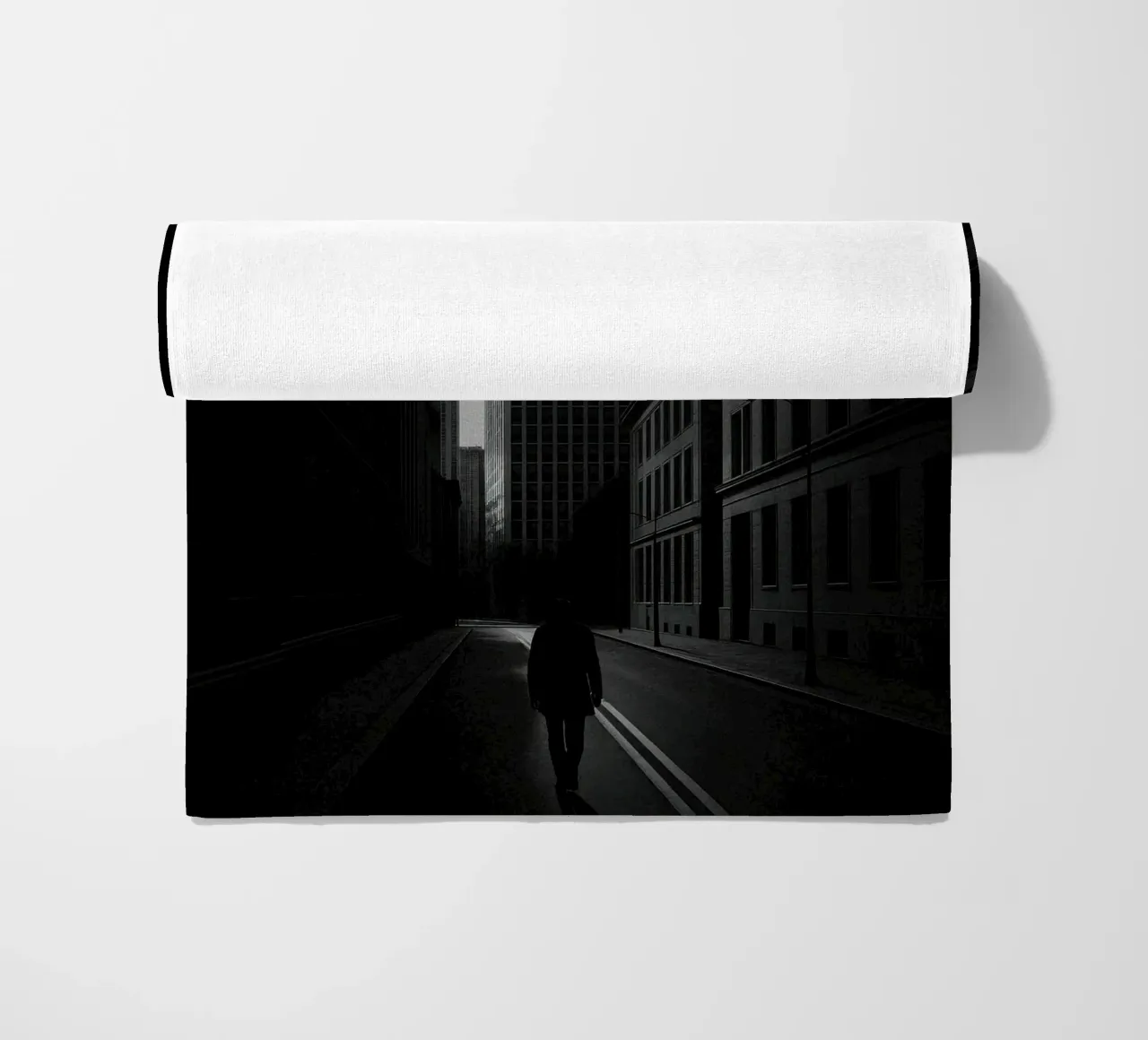 New York – Solitude verticale telo mare da Black & White