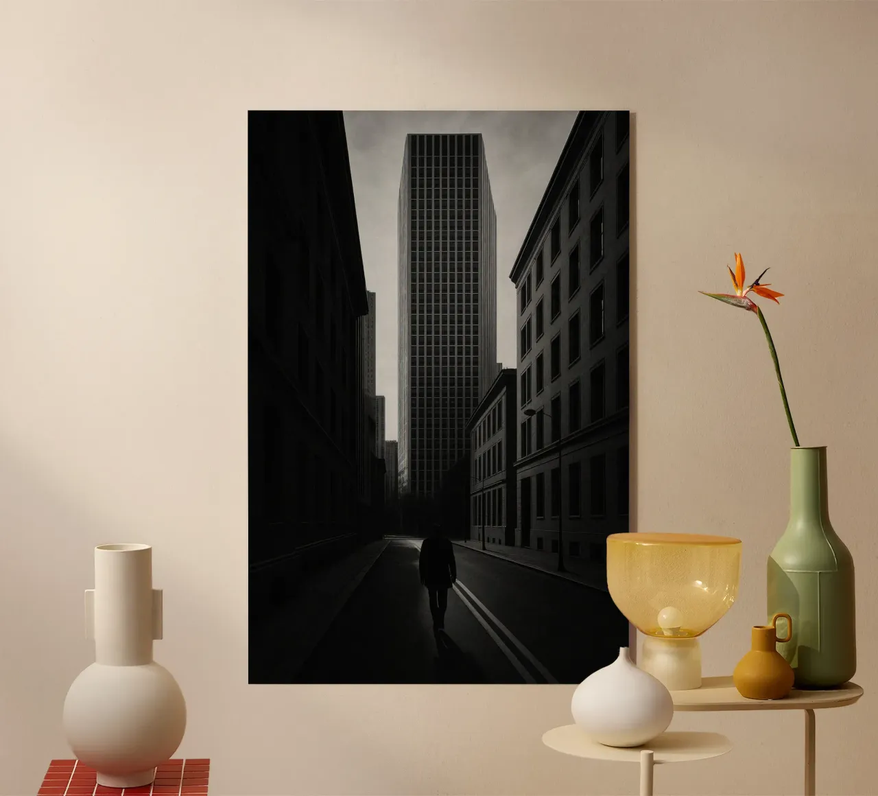 New York – Solitude verticale plexiglass da Black & White