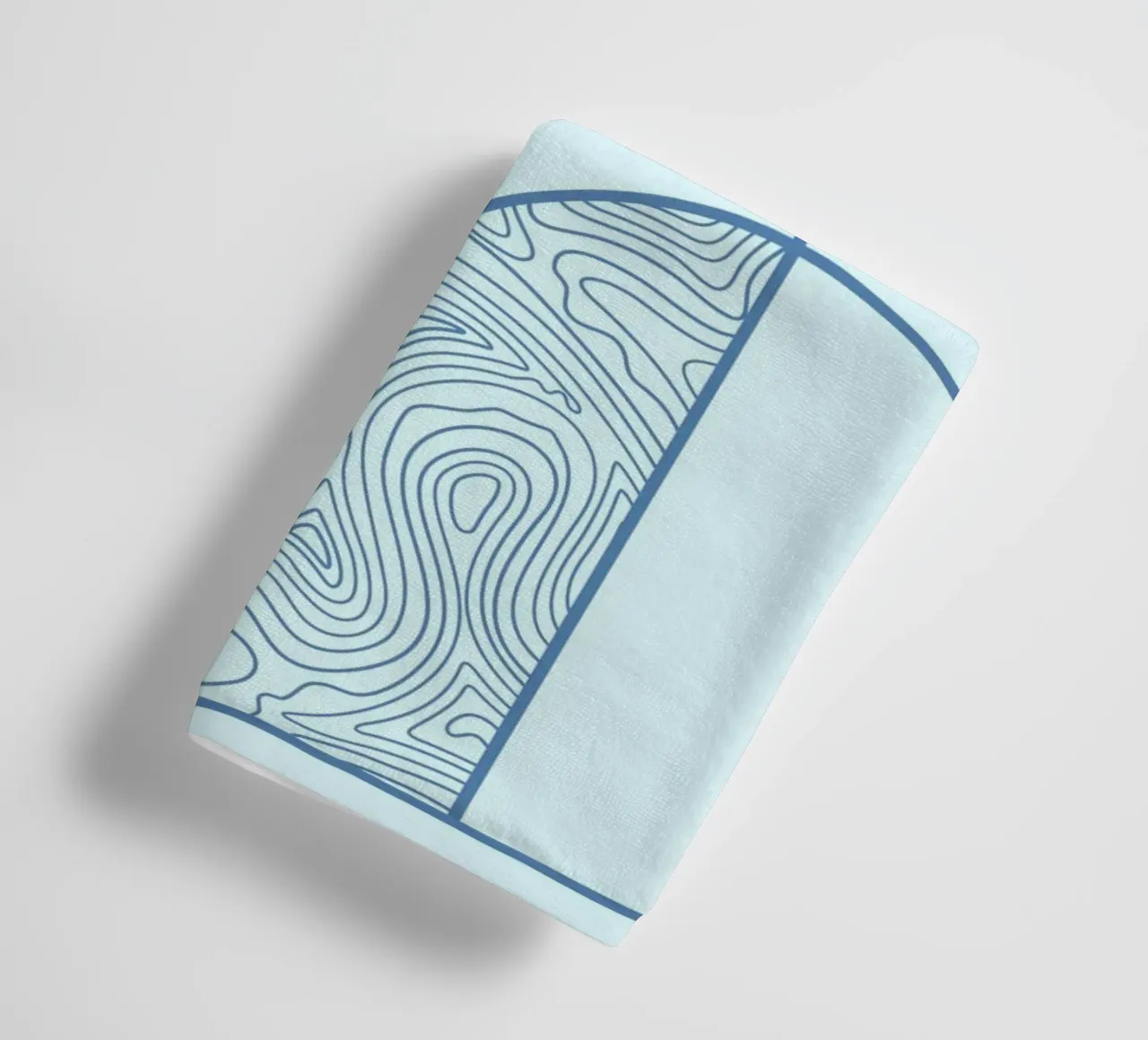 Minimalist Arch & Circle Abstract Line Art Print by Ferm Liv towel by NorwesClub