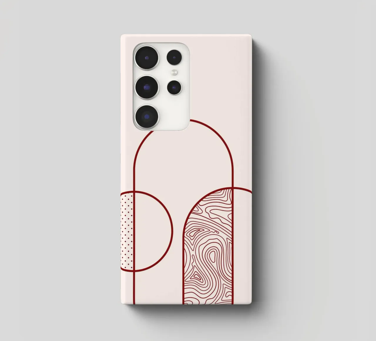 Abstract Arch & Circle Line Art Print by Organic Patterns, T samsung phone case by NorwesClub