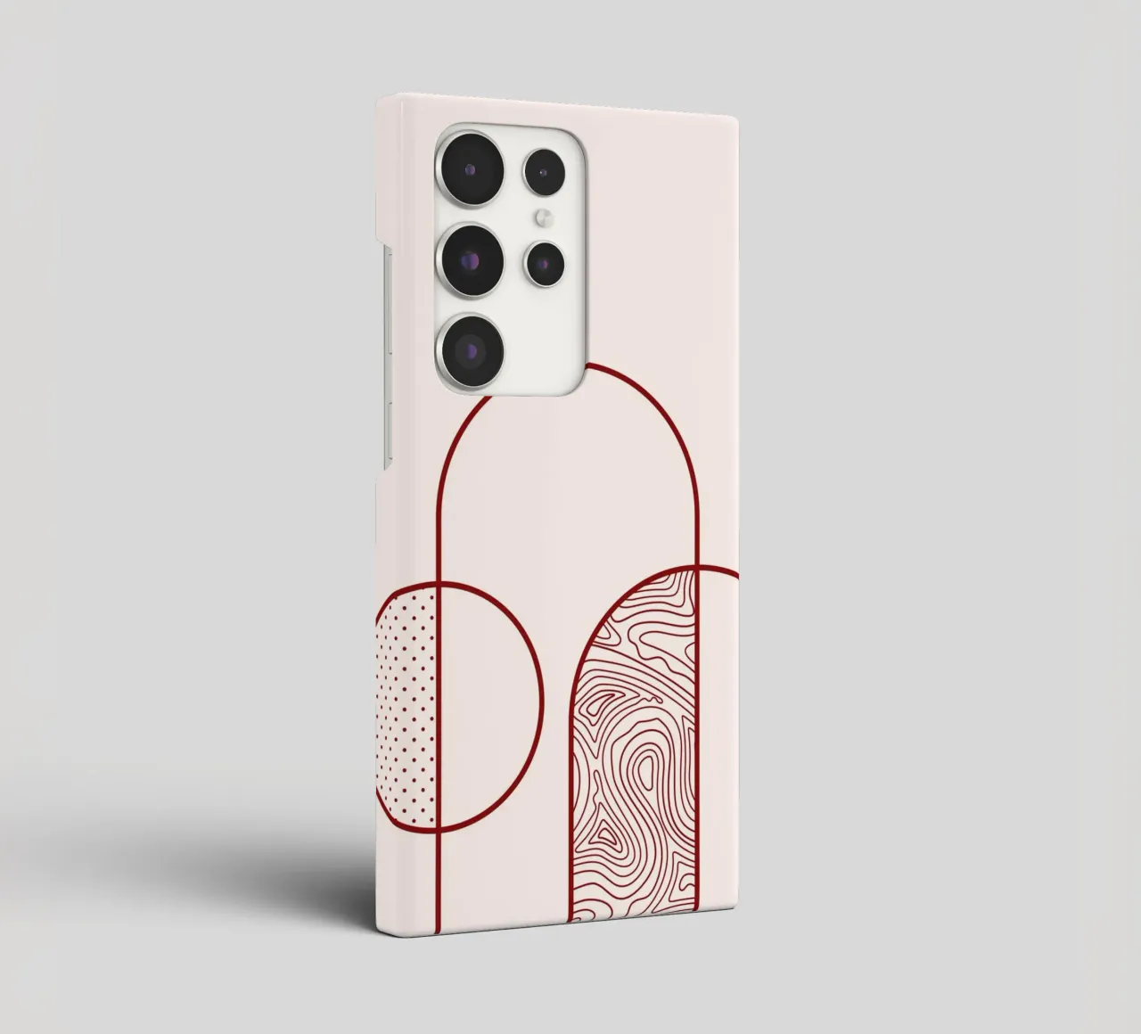 Abstract Arch & Circle Line Art Print by Organic Patterns, T samsung phone case by NorwesClub