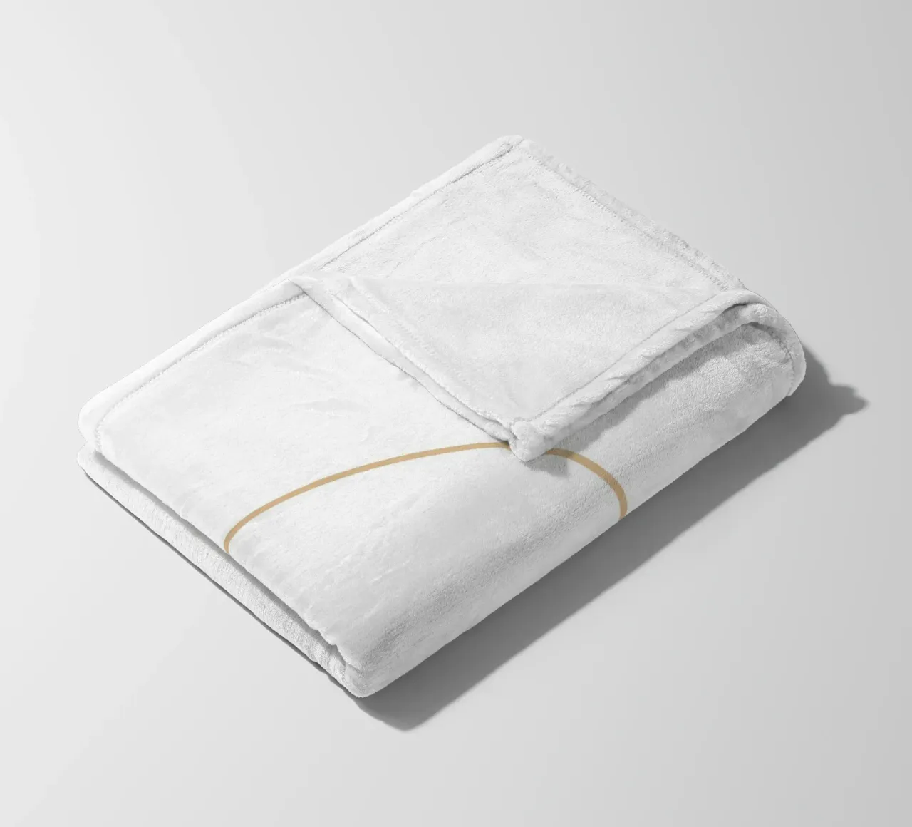 Minimalist Arch & Circle Line Kunstdruck von Organic Patterns, Fleecedecke von NorwesClub