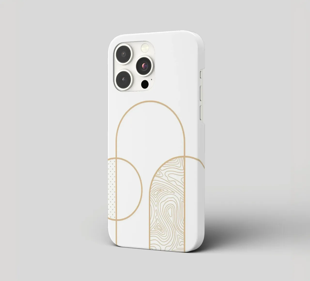 Minimalist Arch & Circle Line Art Print by Organic Patterns, iphone case by NorwesClub