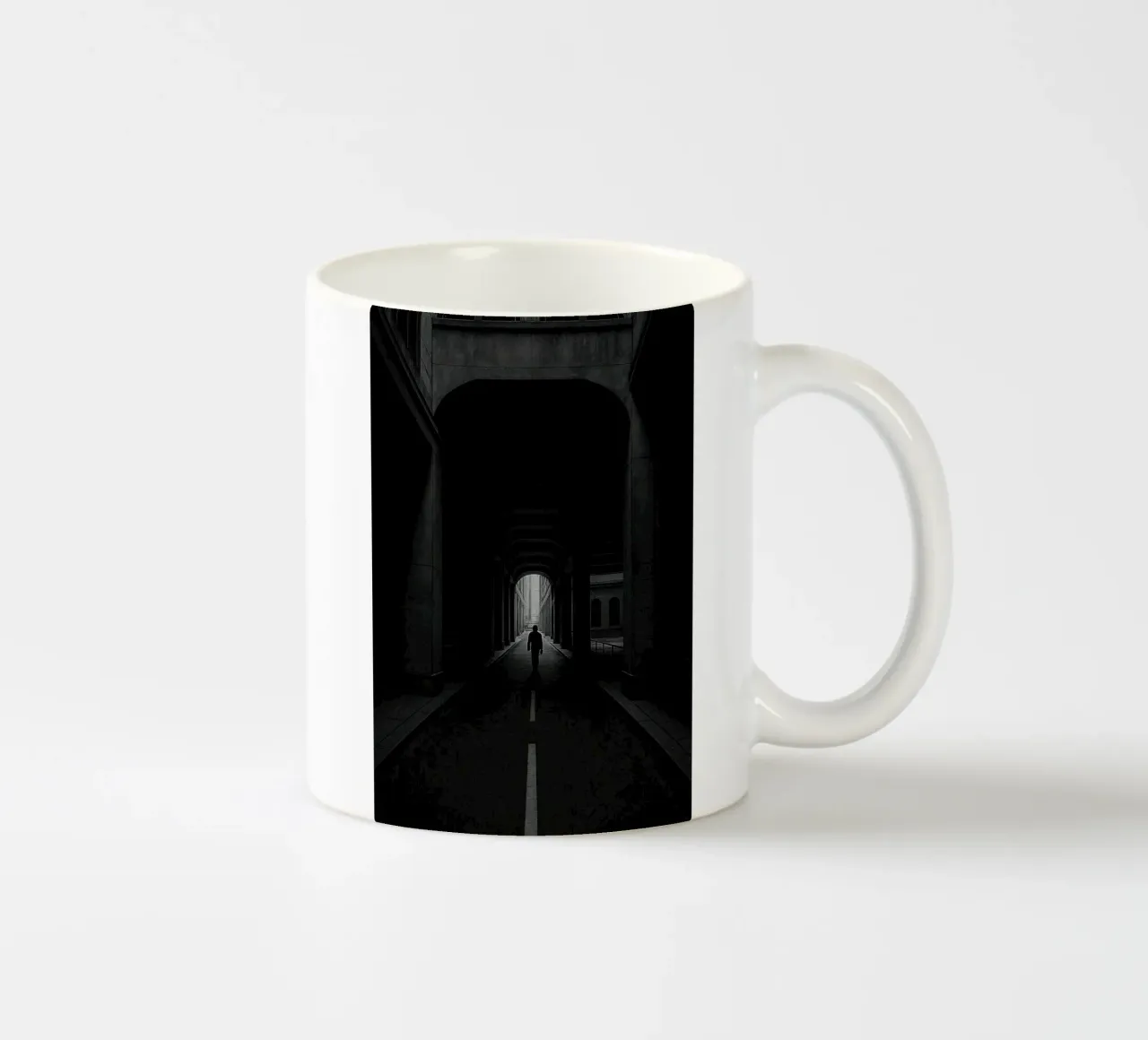 Parigi - Linea di sgombero tazza in ceramica da Black & White