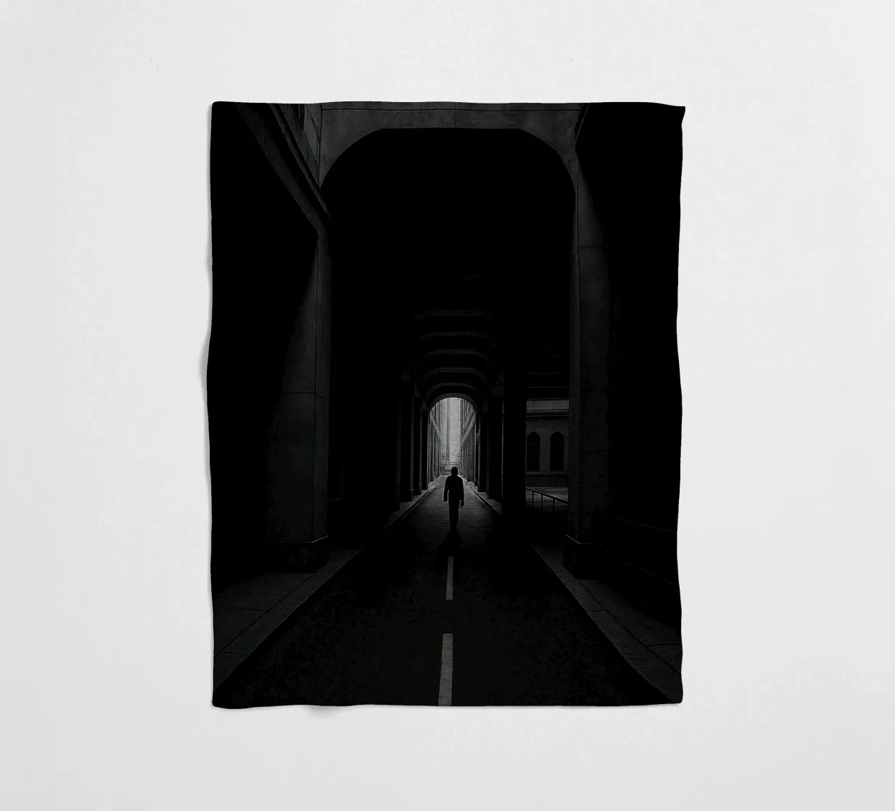 Parigi - Linea di sgombero coperta in pile da Black & White