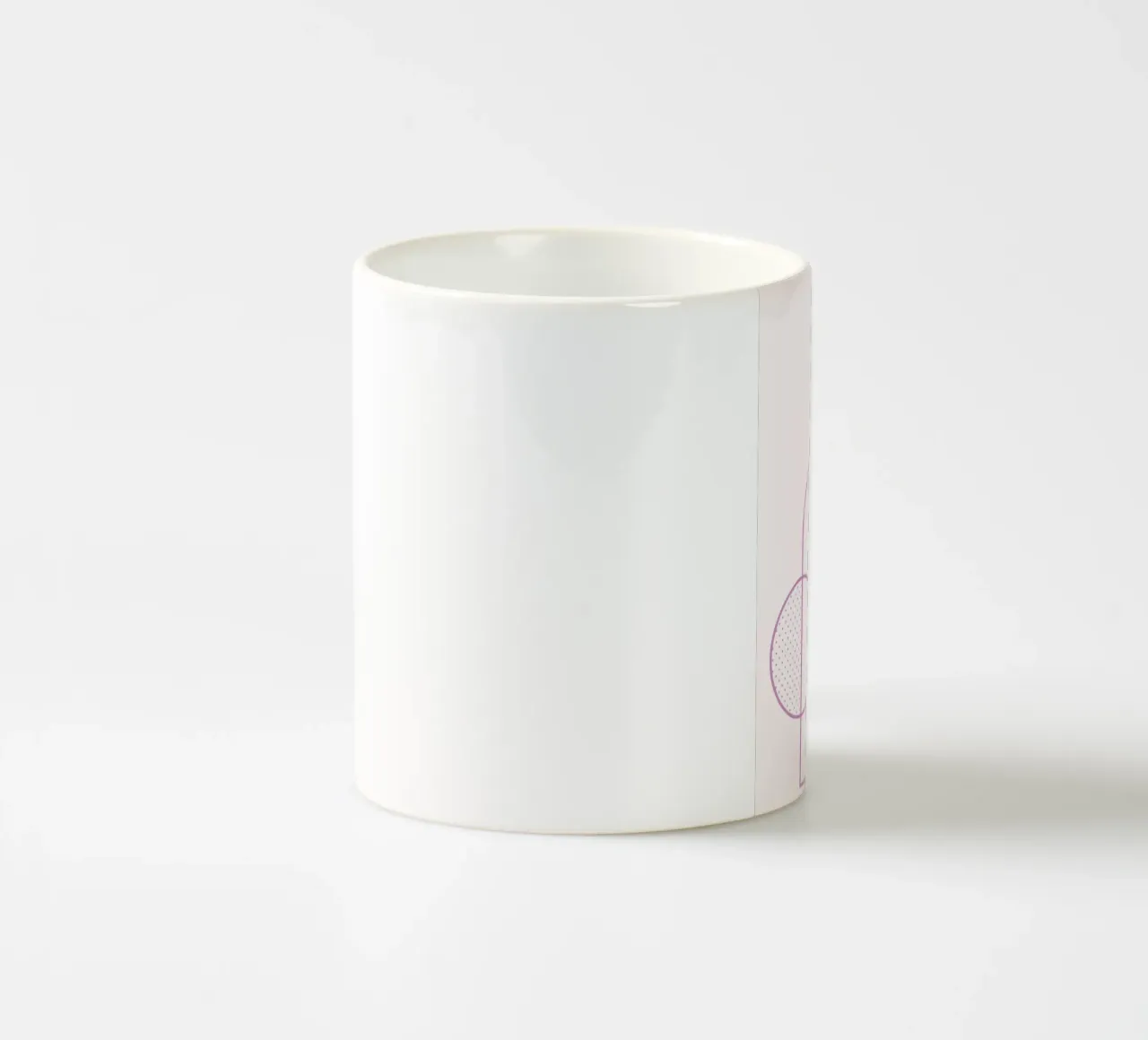 Minimalist Arch & Circle Line Art Print by Organic Patterns, ceramic mug by NorwesClub