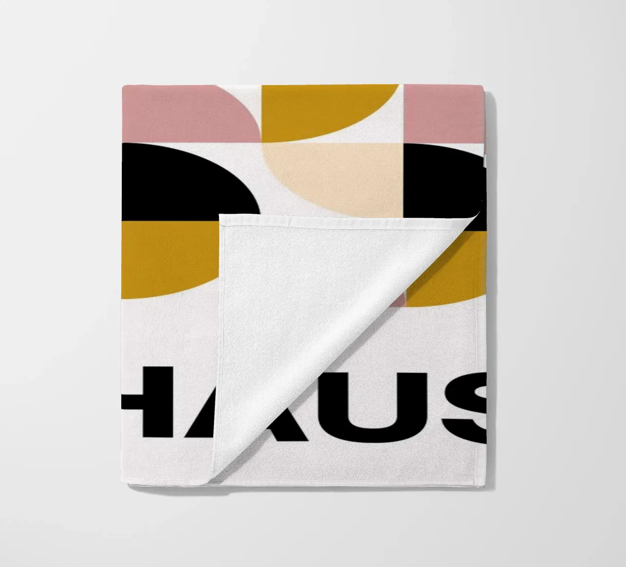 Bauhaus Geometric Grid Abstract Art Print by Iconic Design M toalla de playa de NorwesClub