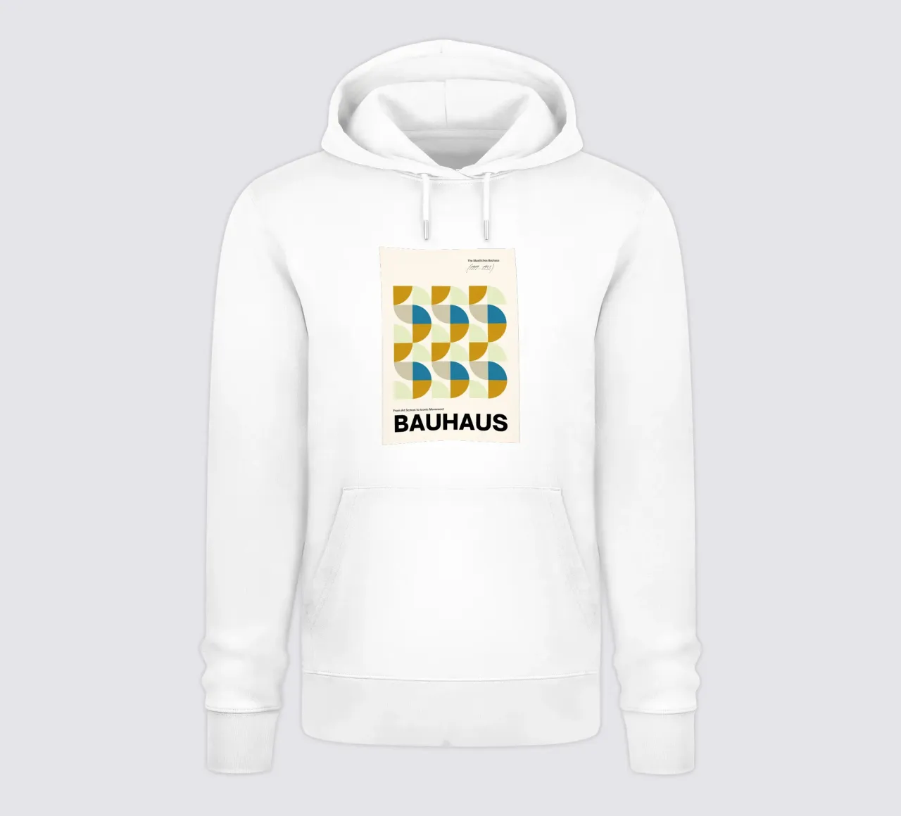 Bauhaus Abstract Grid Art Print by Iconic Movement Geometric sudadera con capucha de NorwesClub
