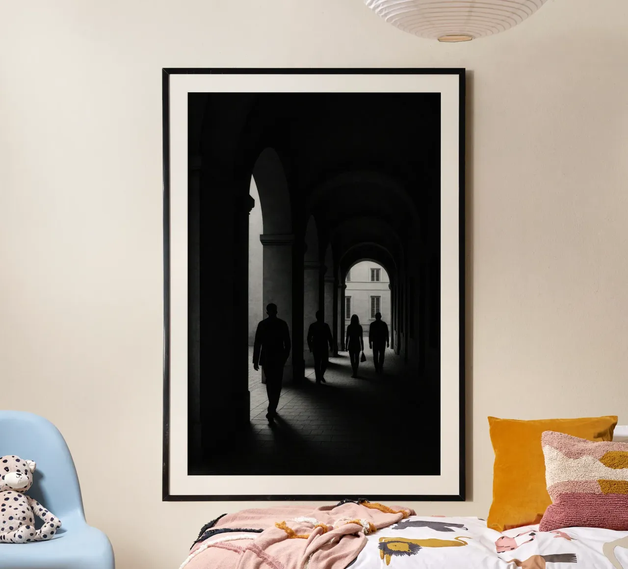 Milan - Figures in motion hahnemühle by Black & White