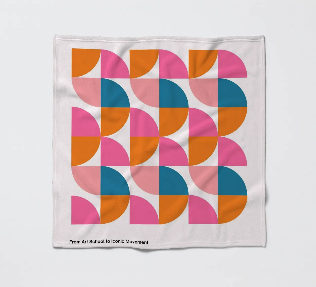 Bauhaus Geometric Abstract Grid Print by Iconic Movement Bri coperta in pile da NorwesClub