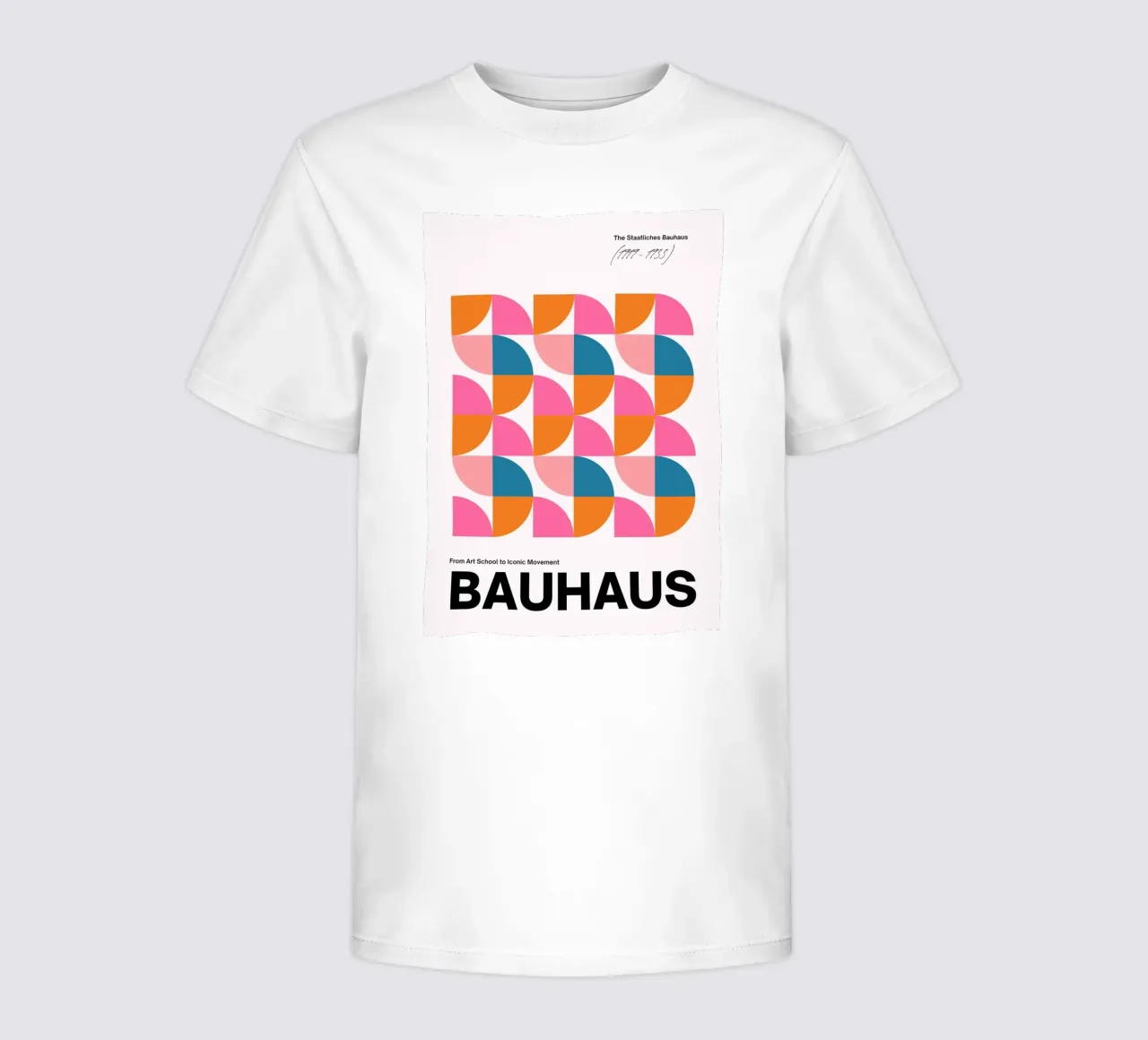 Bauhaus Geometric Abstract Grid Print by Iconic Movement Bri t-shirt bambini da NorwesClub