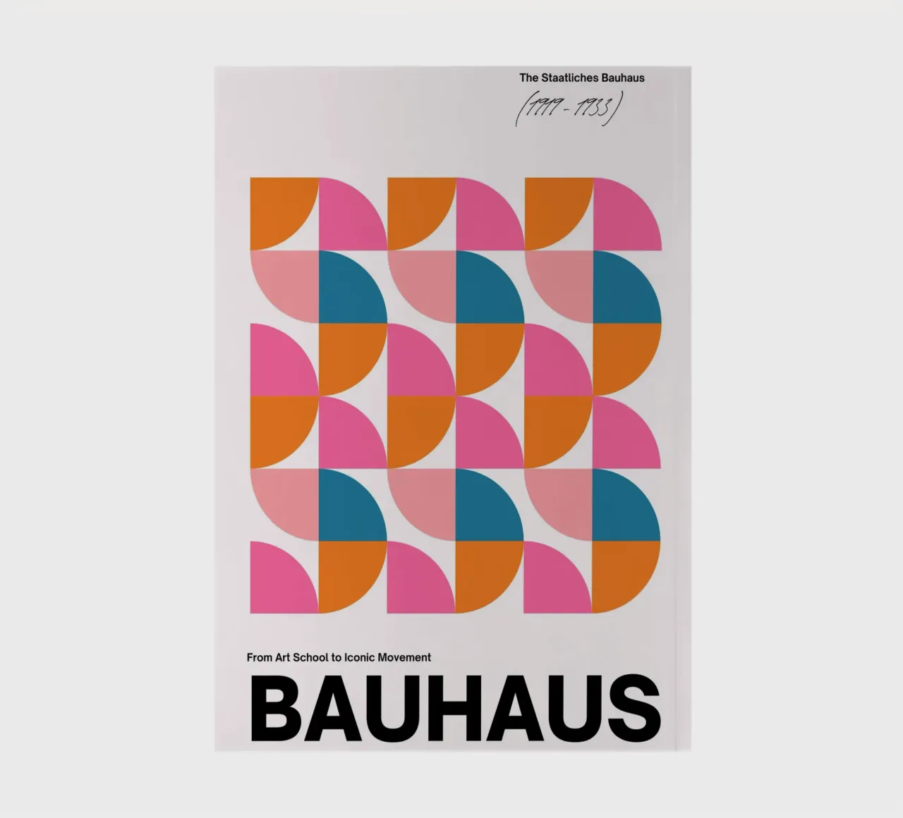 Bauhaus Geometric Abstract Grid Print by Iconic Movement Bri diario da NorwesClub