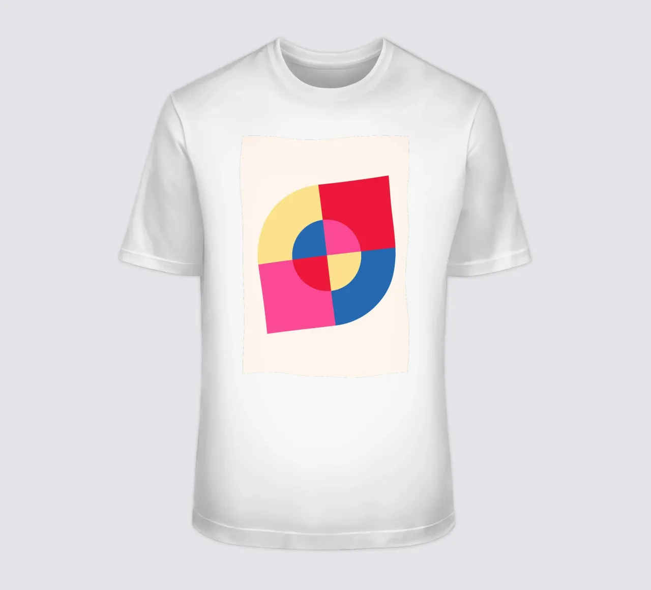 Abstract Geometric Color Block Print by Modernist Shapes & C t-shirt by NorwesClub