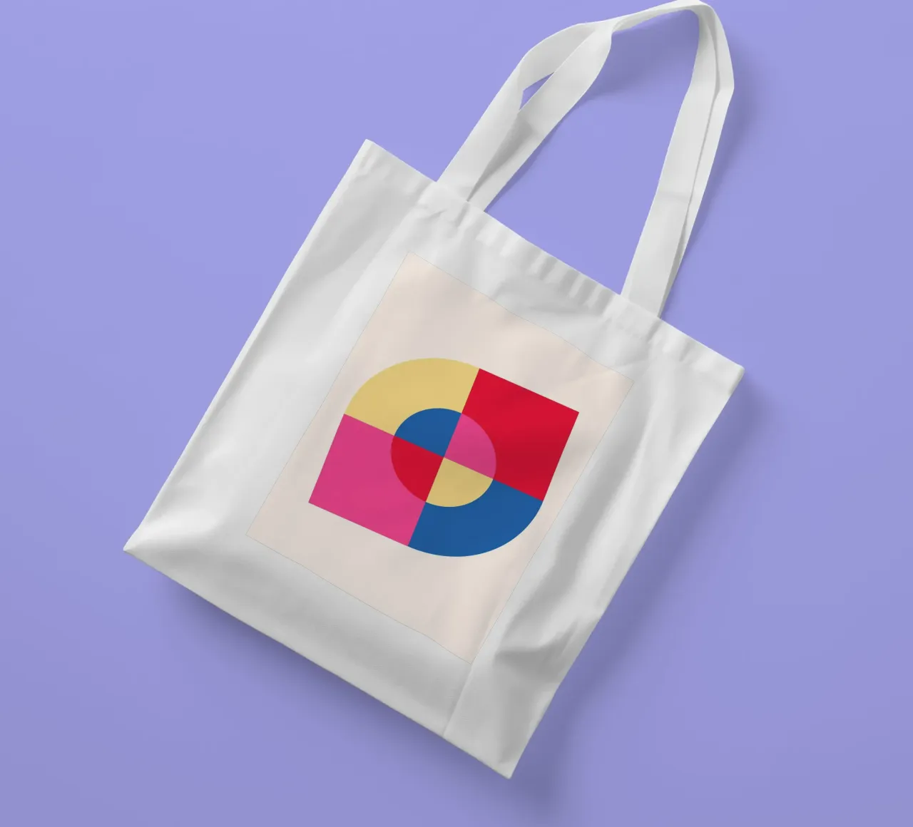 Abstract Geometric Color Block Print by Modernist Shapes & C tote bag by NorwesClub