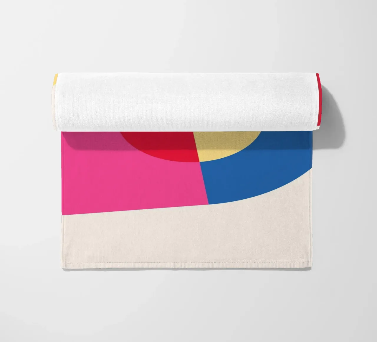 Abstract Geometric Color Block Print by Modernist Shapes & C beach towel by NorwesClub