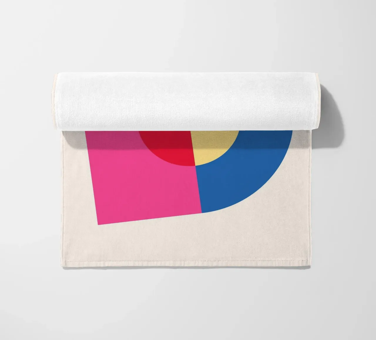 Abstract Geometric Color Block Print by Modernist Shapes & C beach towel by NorwesClub