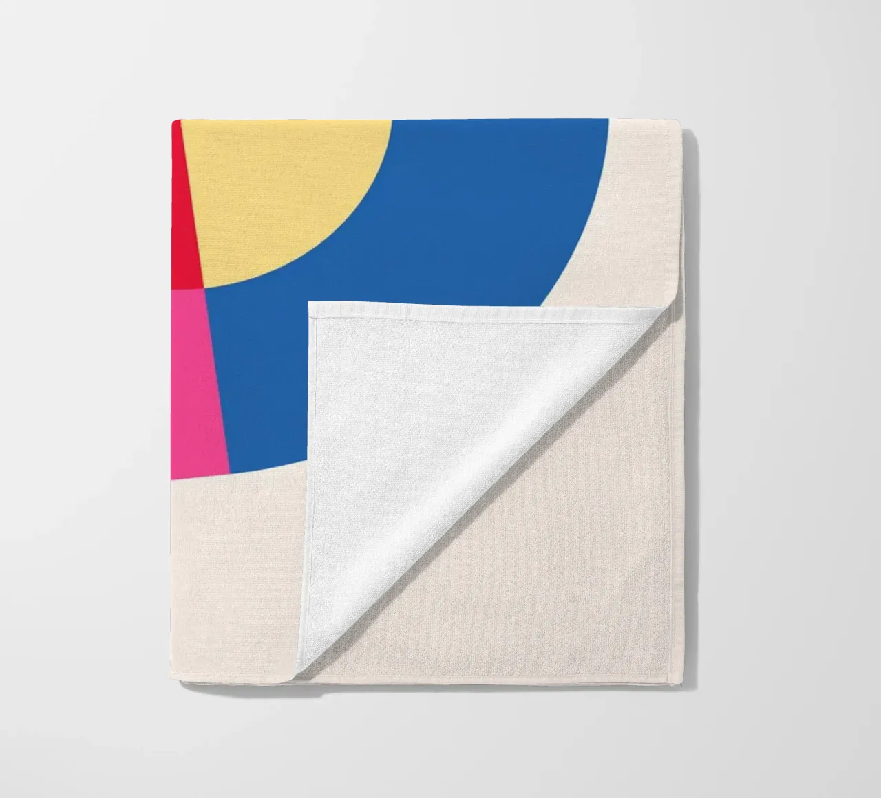 Abstract Geometric Color Block Print by Modernist Shapes & C beach towel by NorwesClub