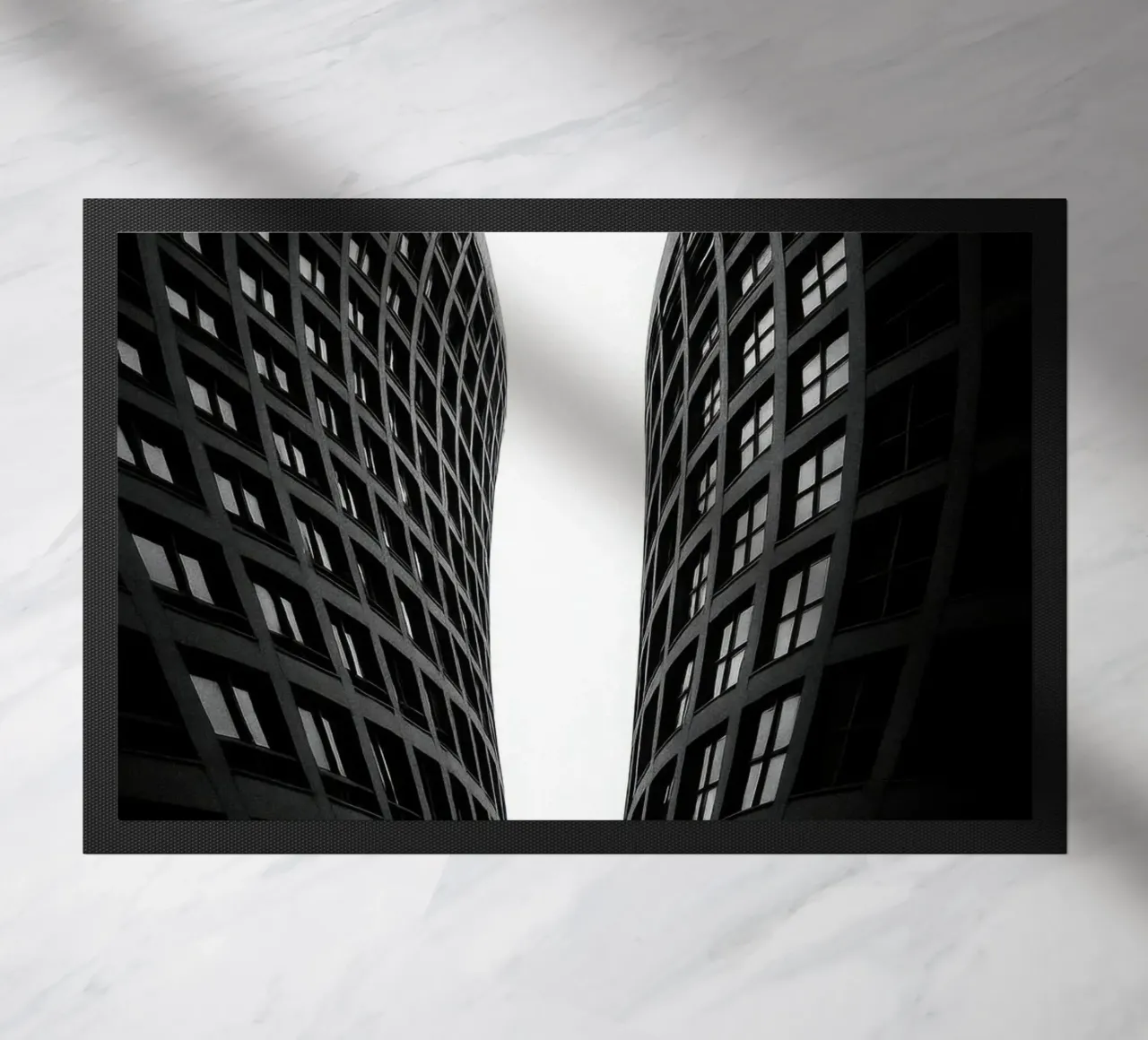 Rotterdam - Flexibele torens deurmat van Black & White