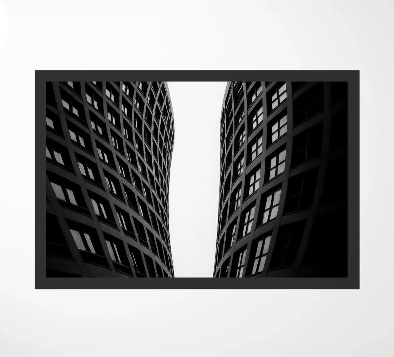 Rotterdam - Flexibele torens deurmat van Black & White