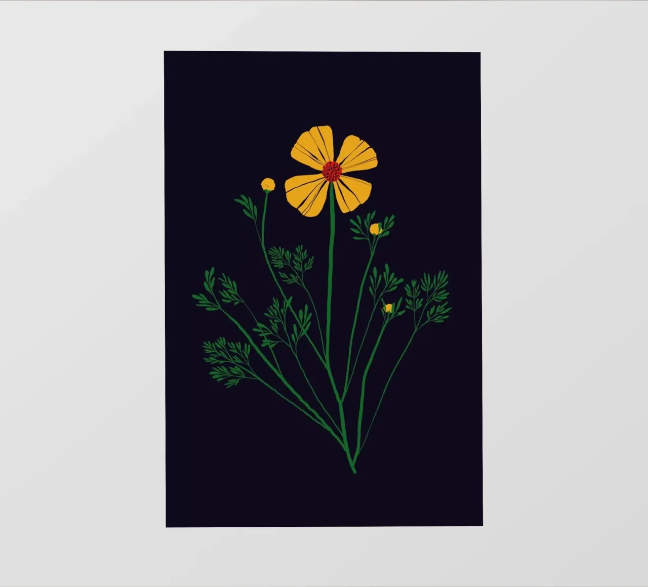 Wildflowers with Foliage telo in pvc da Pure