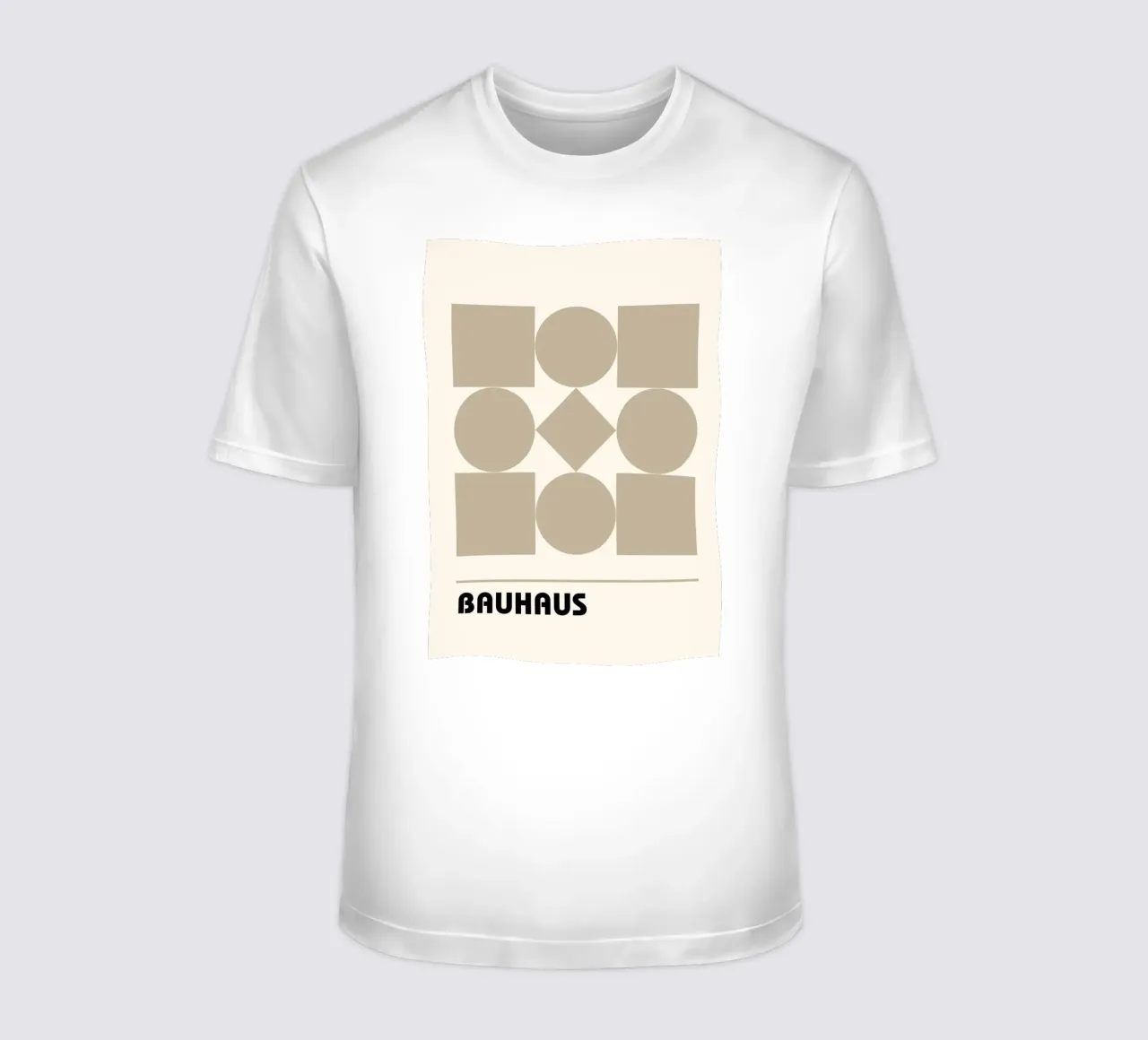Bauhaus Forme geometriche Stampa astratta di Shapes & Grids, Be t-shirt da NorwesClub