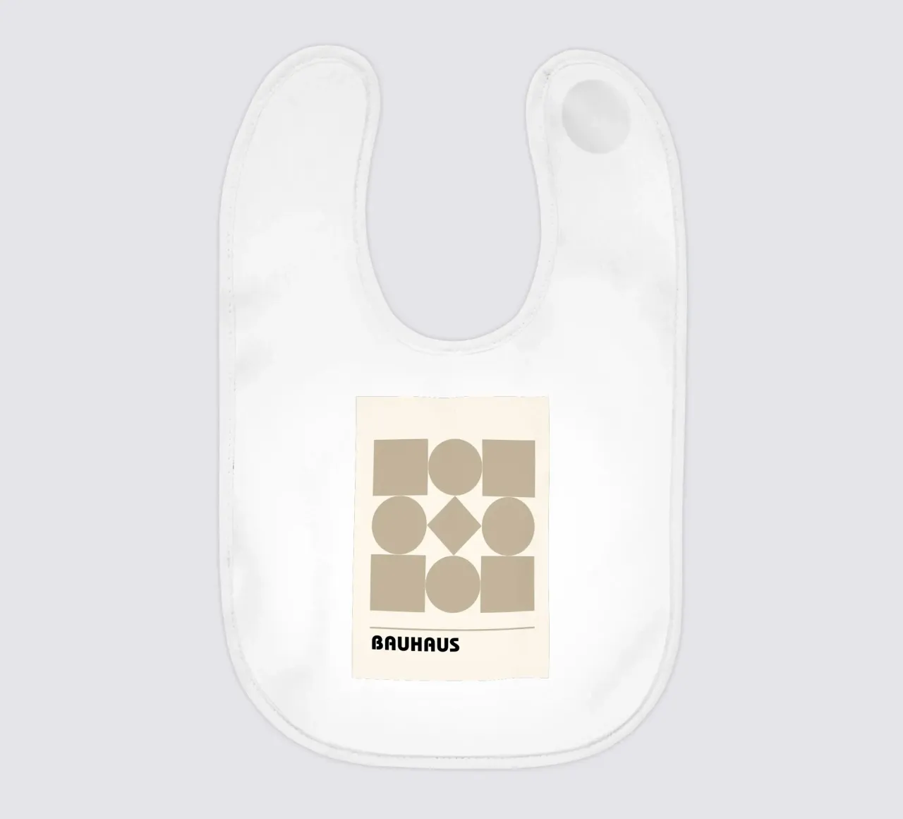 Bauhaus Forme geometriche Stampa astratta di Shapes & Grids, Be bavaglino da NorwesClub