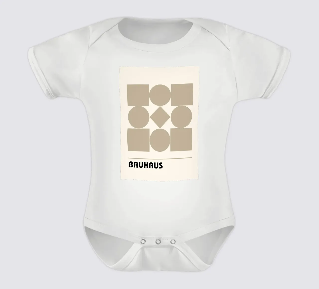 Bauhaus Geometric Forms Abstract Print by Shapes & Grids, Be body bébé de NorwesClub