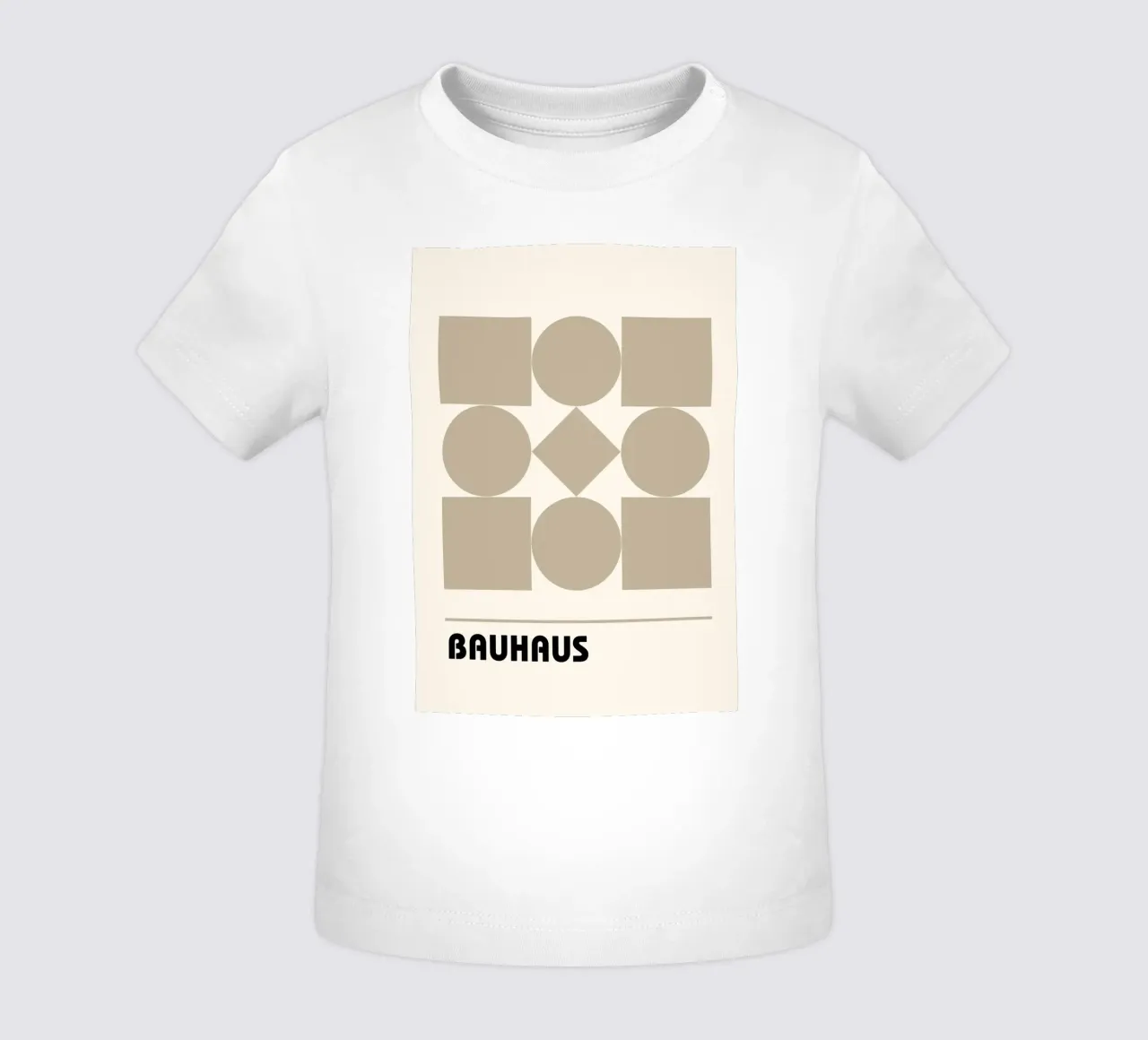 Bauhaus Forme geometriche Stampa astratta di Shapes & Grids, Be maglietta neonato da NorwesClub