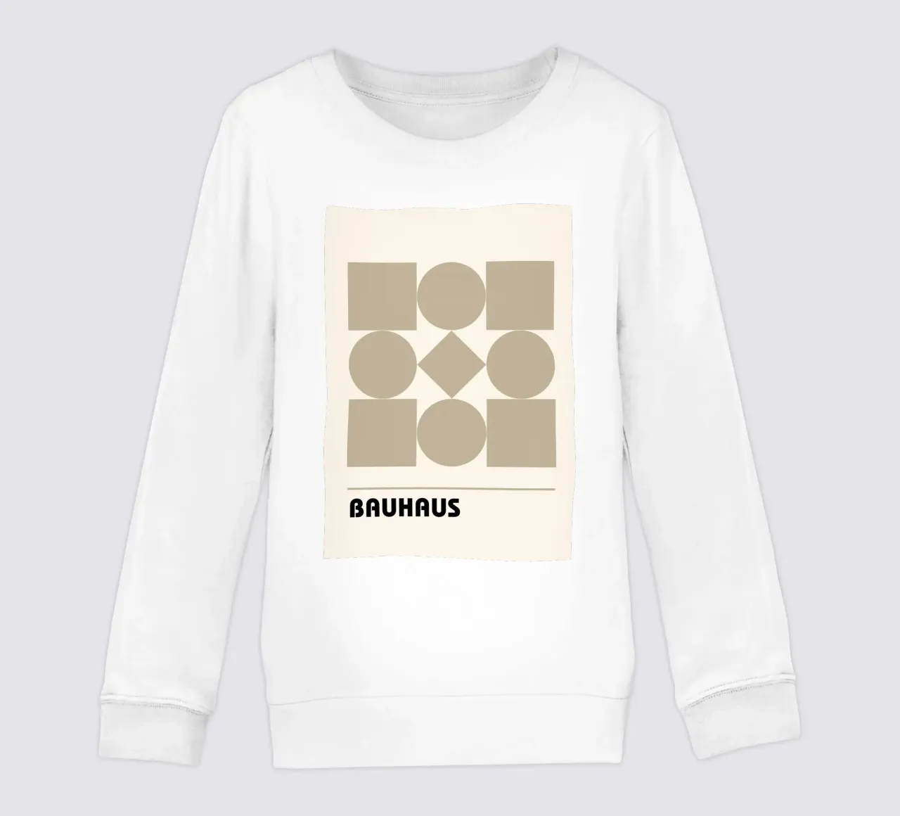 Bauhaus Forme geometriche Stampa astratta di Shapes & Grids, Be felpa bambino da NorwesClub