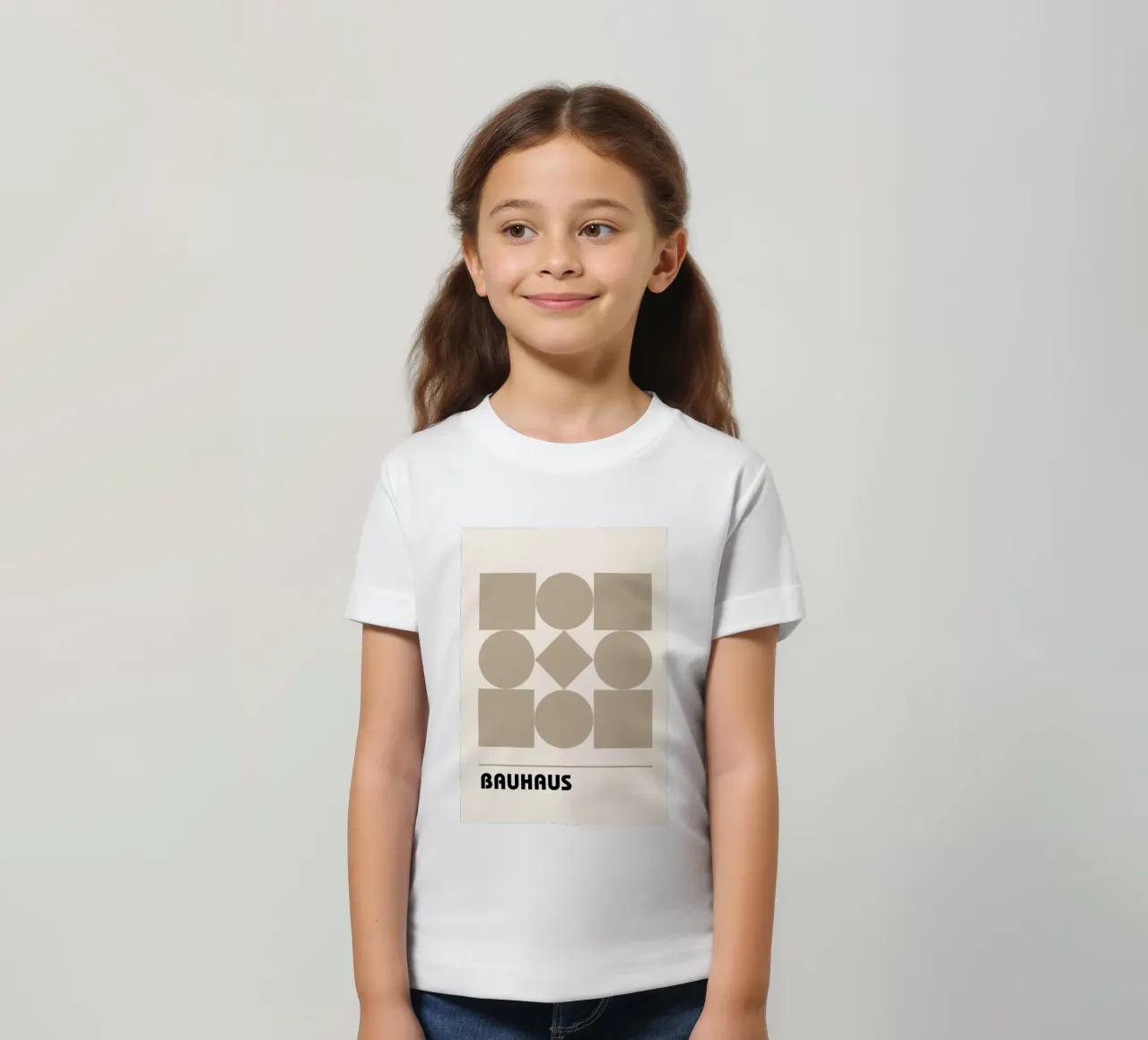 Bauhaus Forme geometriche Stampa astratta di Shapes & Grids, Be t-shirt bambini da NorwesClub