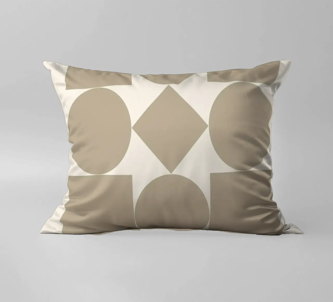 Bauhaus Forme geometriche Stampa astratta di Shapes & Grids, Be cuscino da NorwesClub